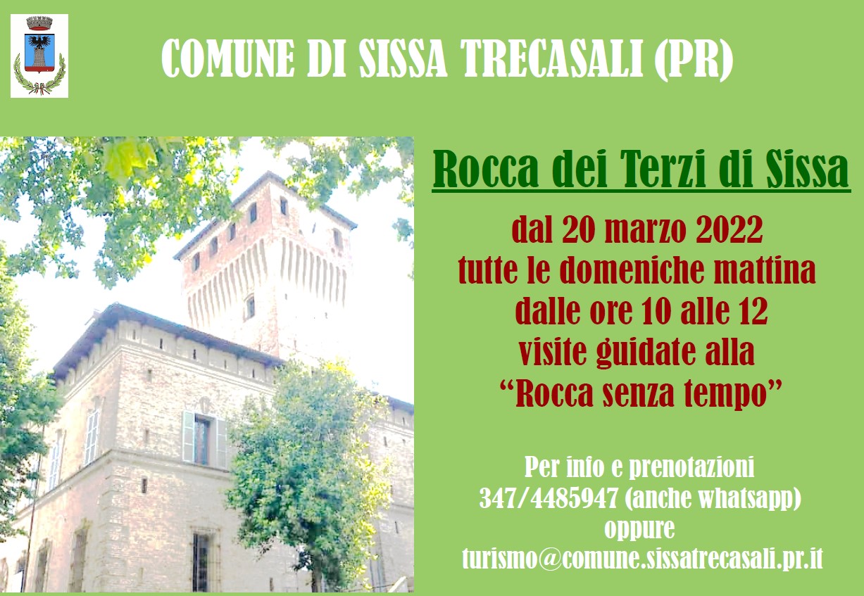 VISITE GUIDATE ALLA ROCCA DEI TERZI Comune di Sissa Trecasali